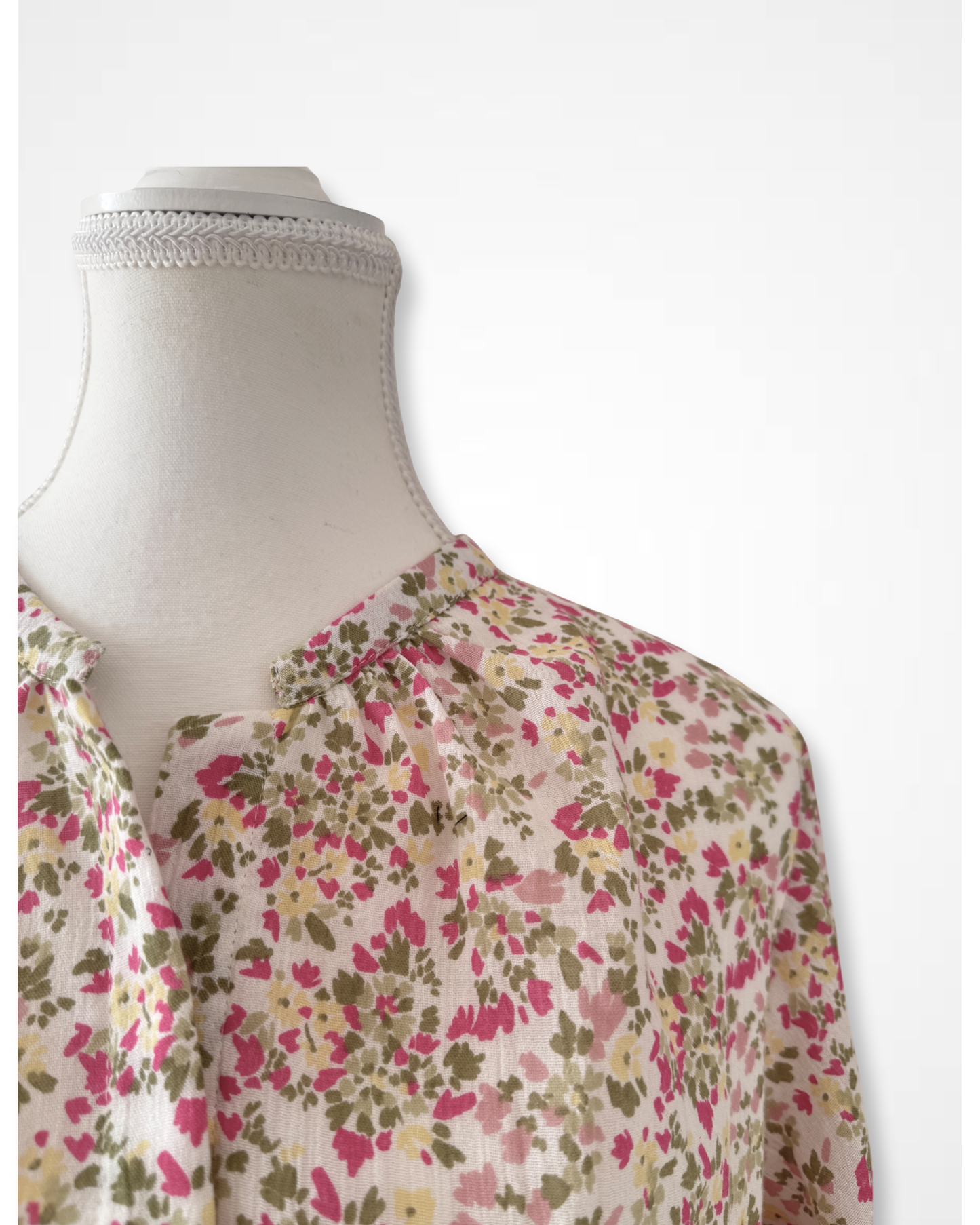 Meadow Mist Floral Shirt Dress