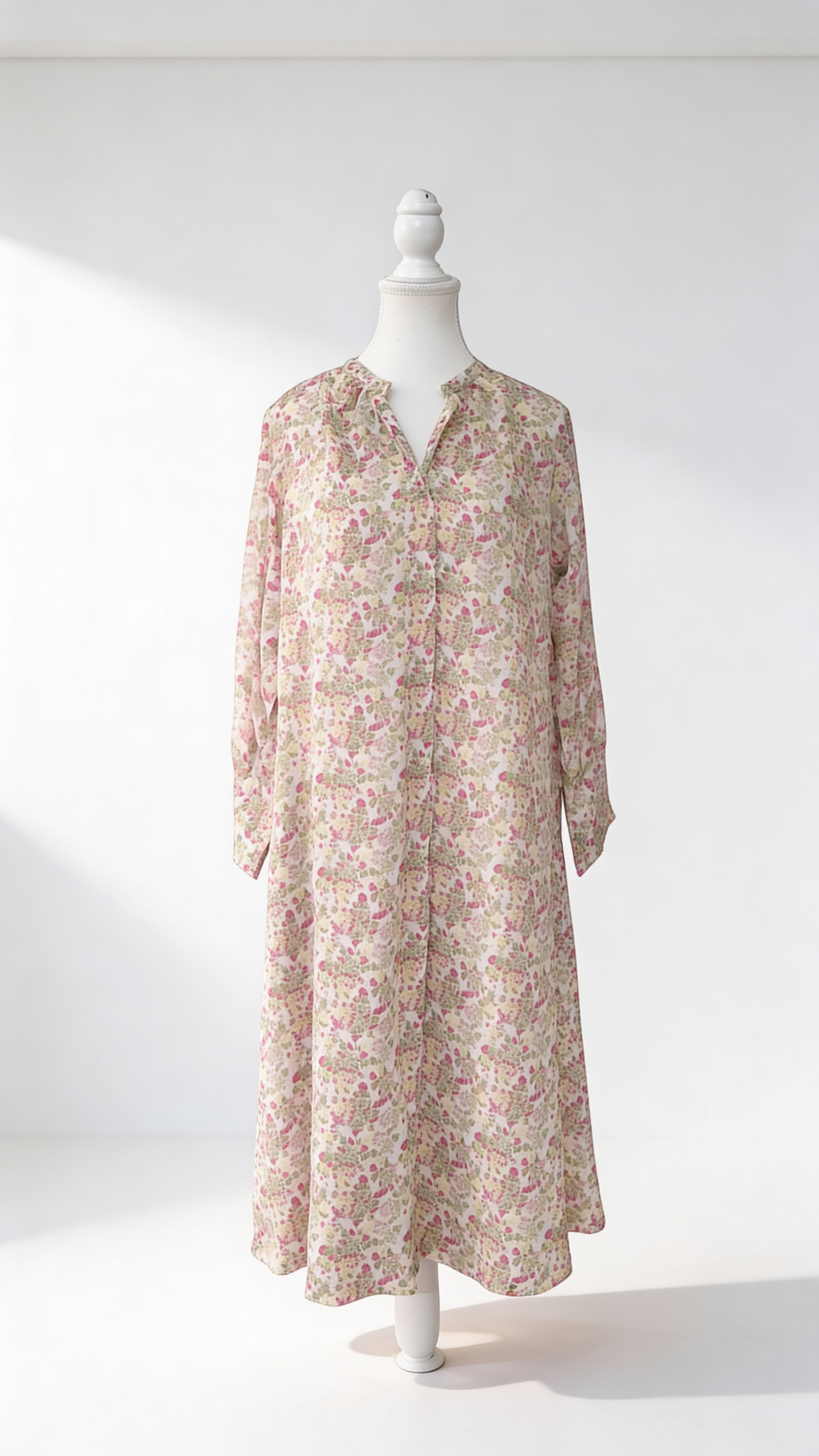 Meadow Mist Floral Shirt Dress