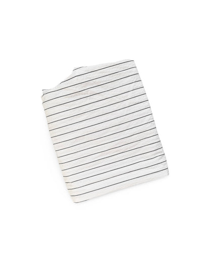 White Striped Wide Legged Pajama